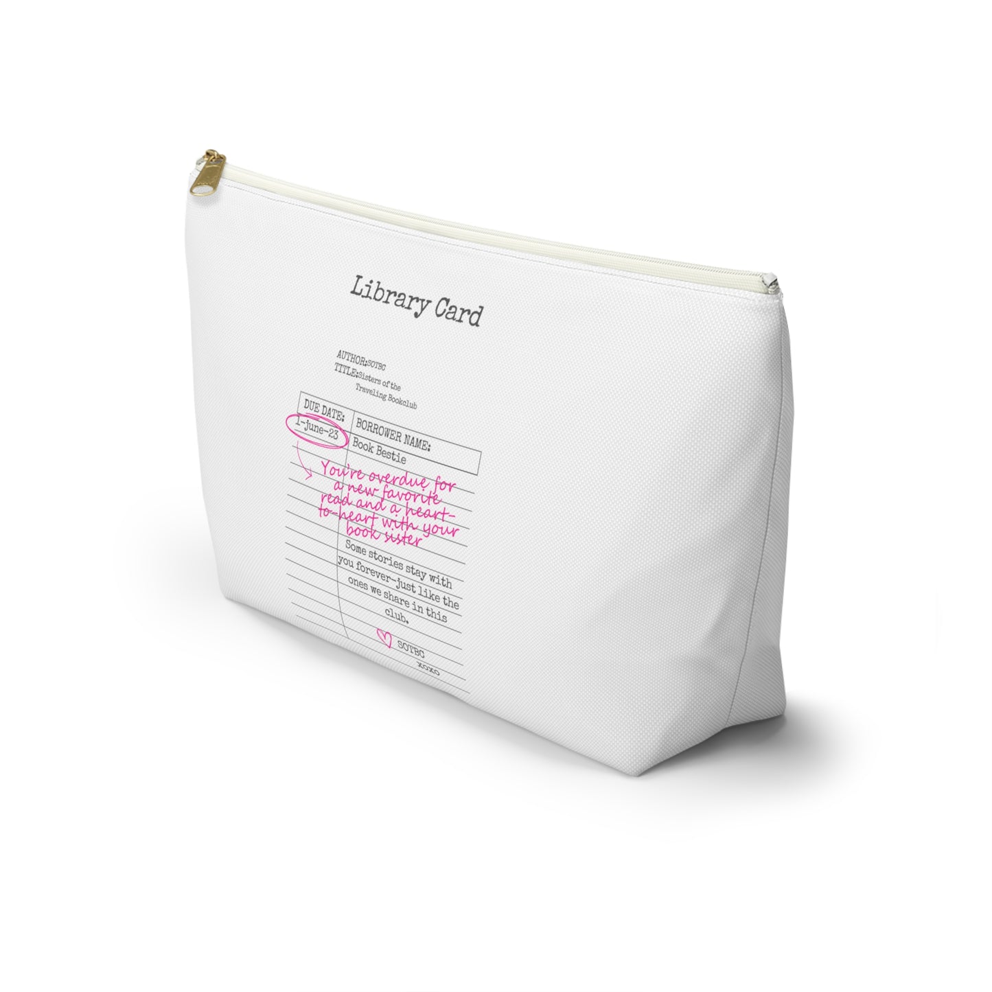 SOTBC Library Card Accessory Tote