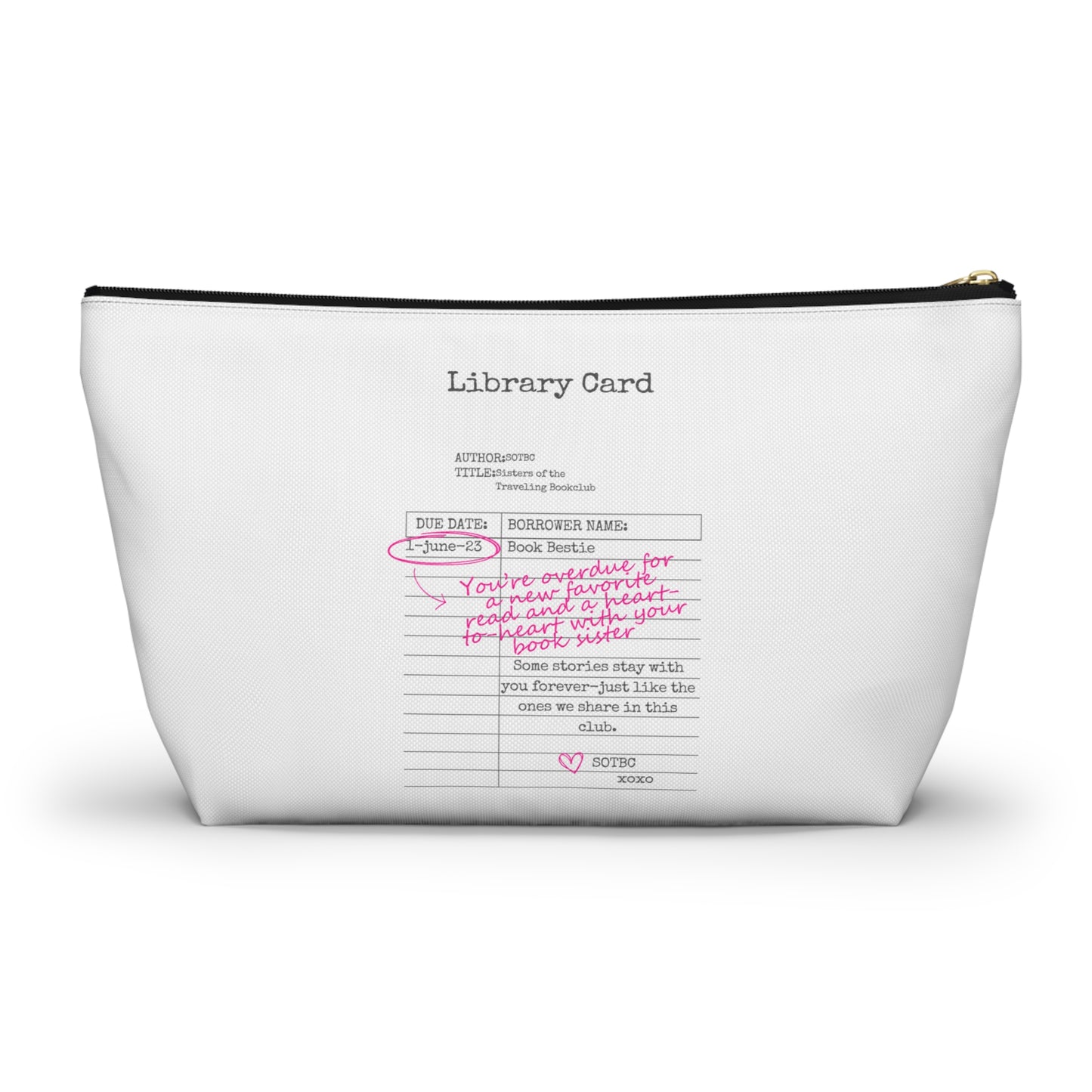 SOTBC Library Card Accessory Tote