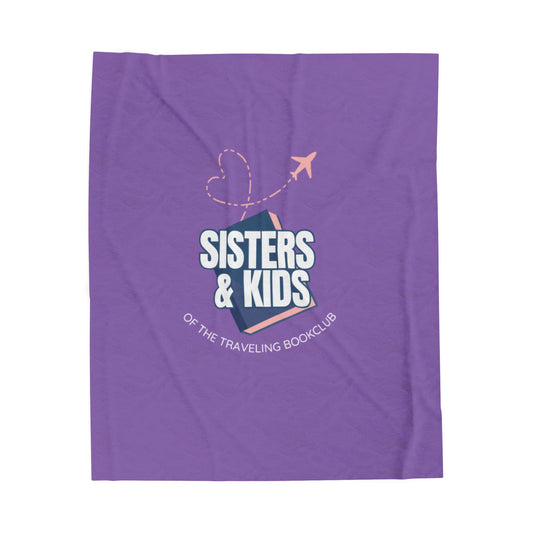 Traveling Bookclub Family Cozy Blanket