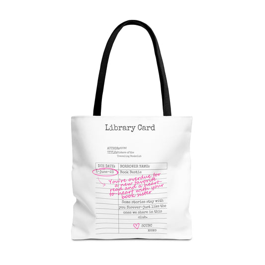 SOTBC Library Card Tote