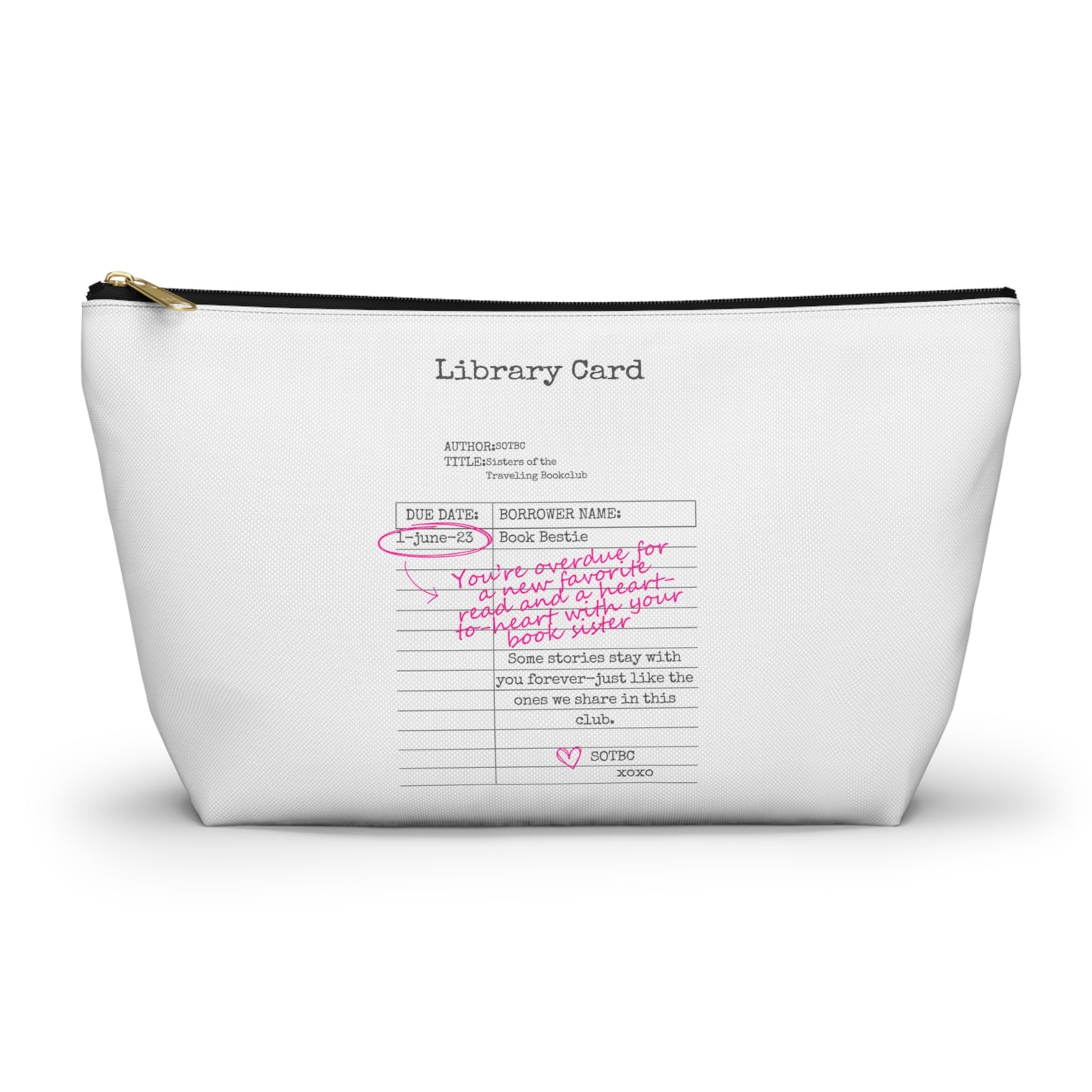SOTBC Library Card Accessory Tote