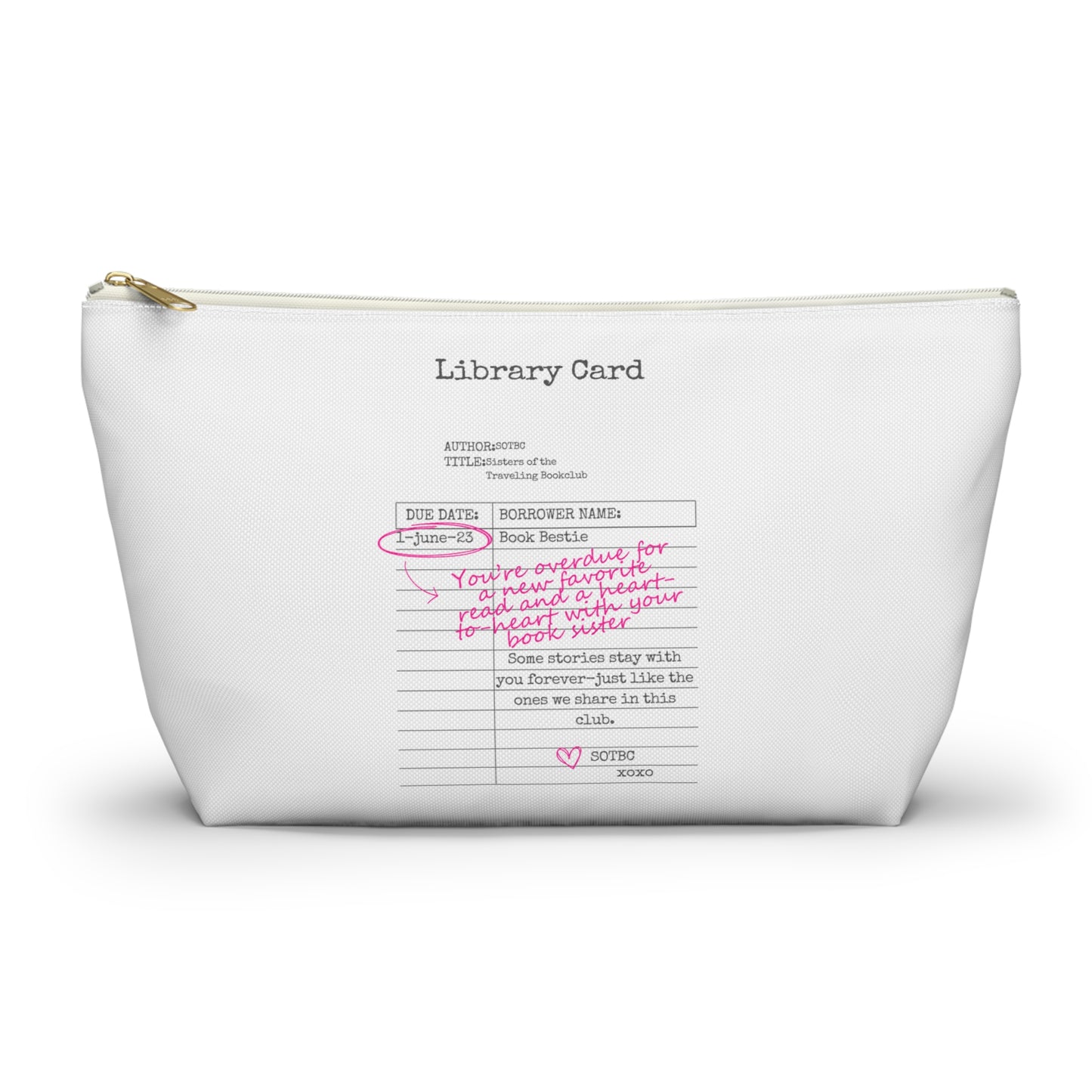 SOTBC Library Card Accessory Tote
