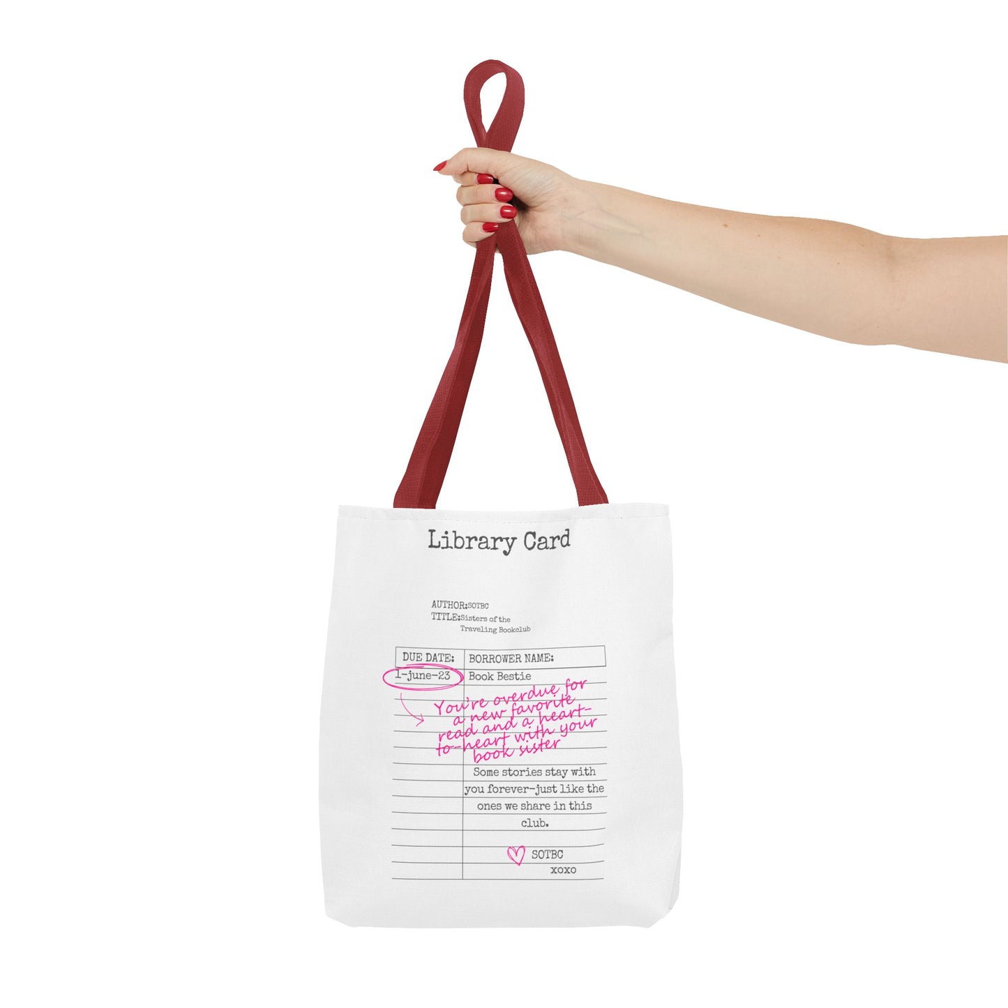 SOTBC Library Card Tote