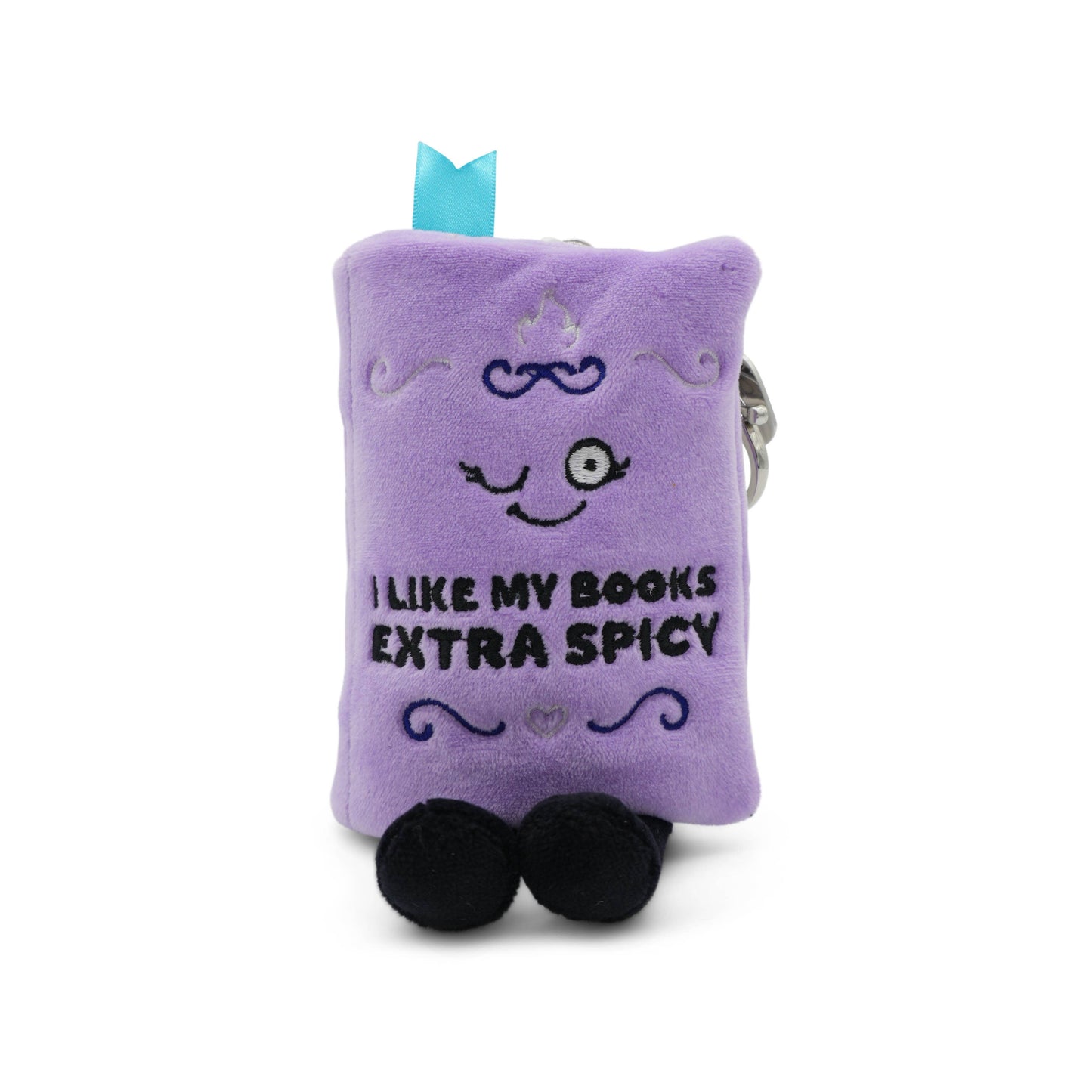 "I Like My Books Extra Spicy" Book Plush Bag Charm