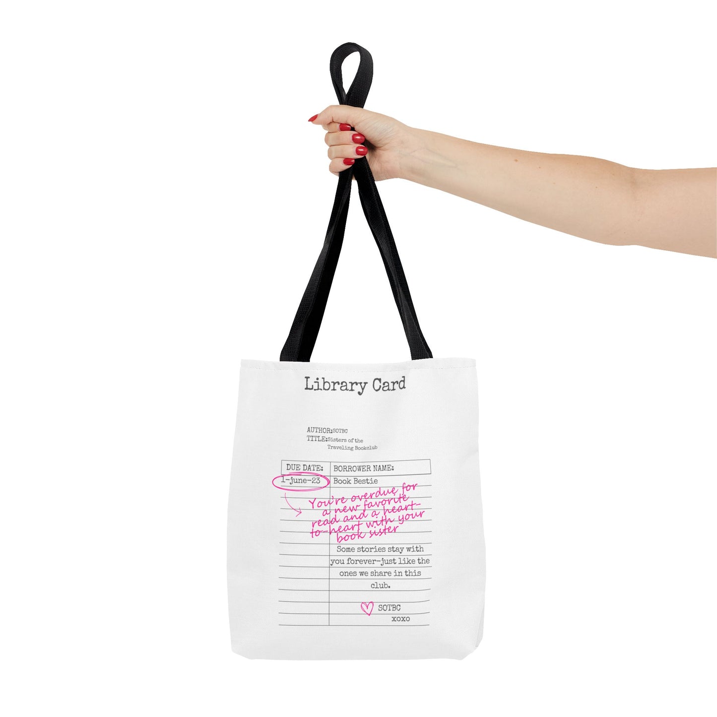SOTBC Library Card Tote
