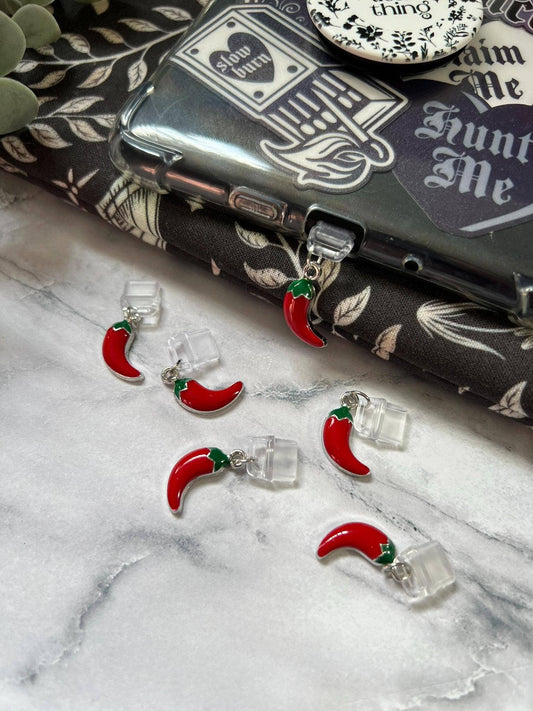 Spicy Pepper USB C Kindle Charm