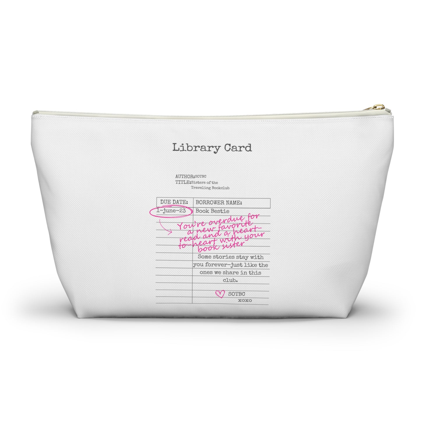 SOTBC Library Card Accessory Tote