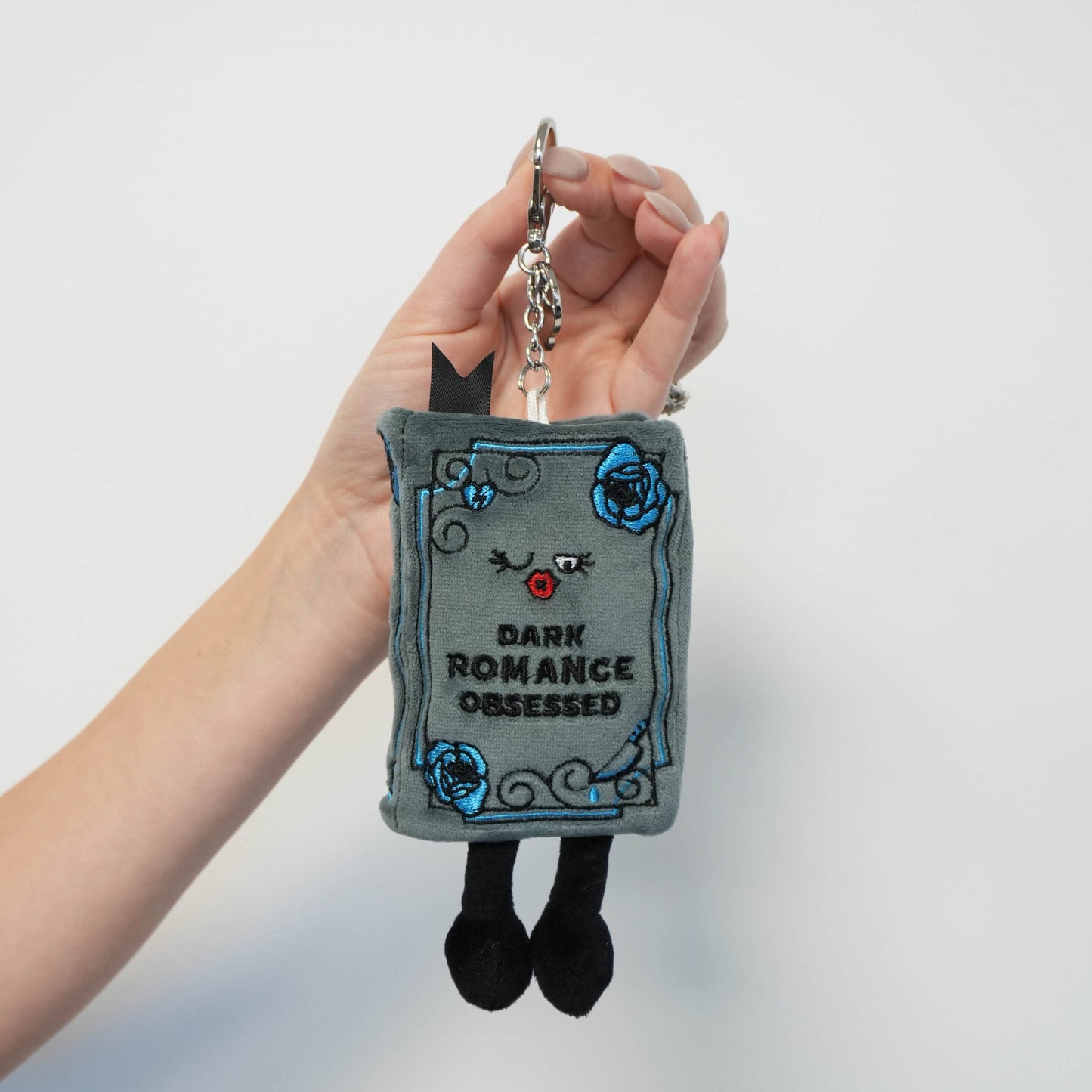 "Dark Romance Obsessed" Book Plush Bag Charm