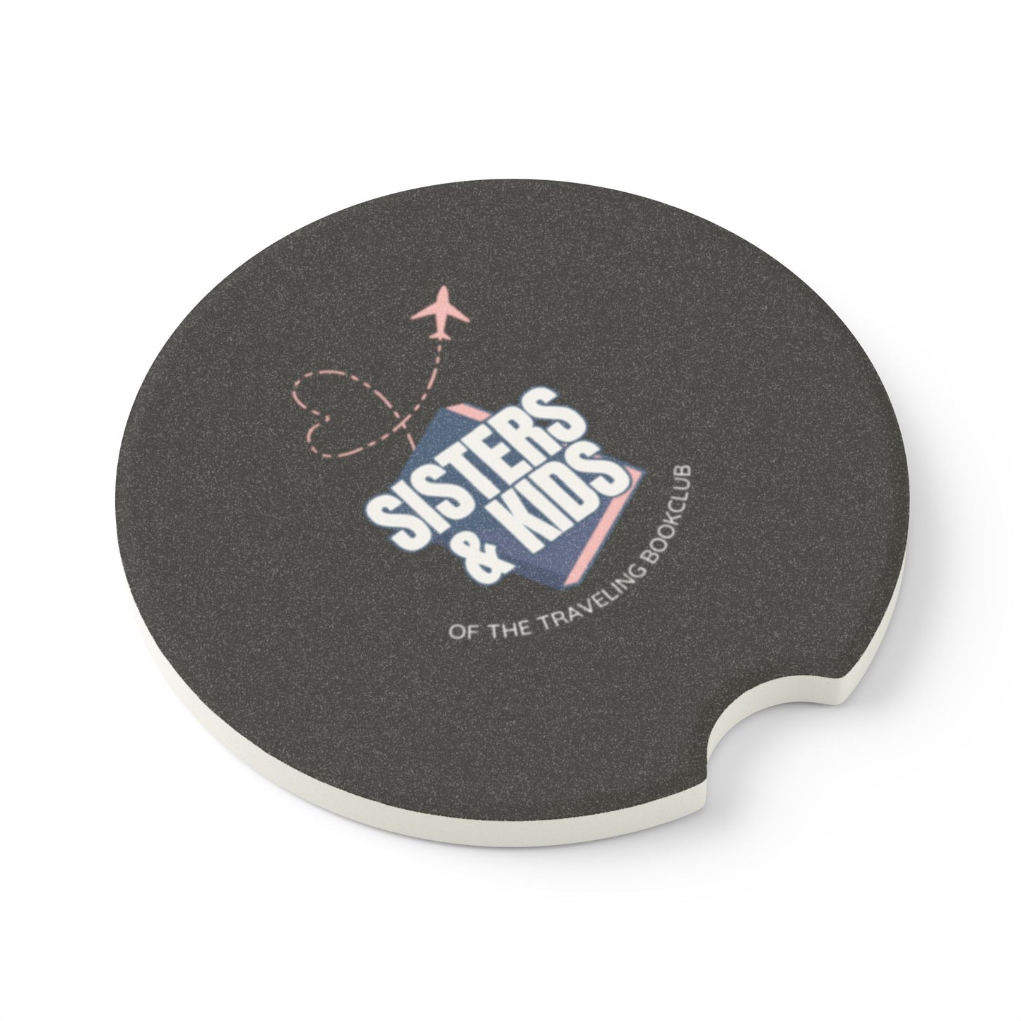 Bookish Soapstone Car Coaster